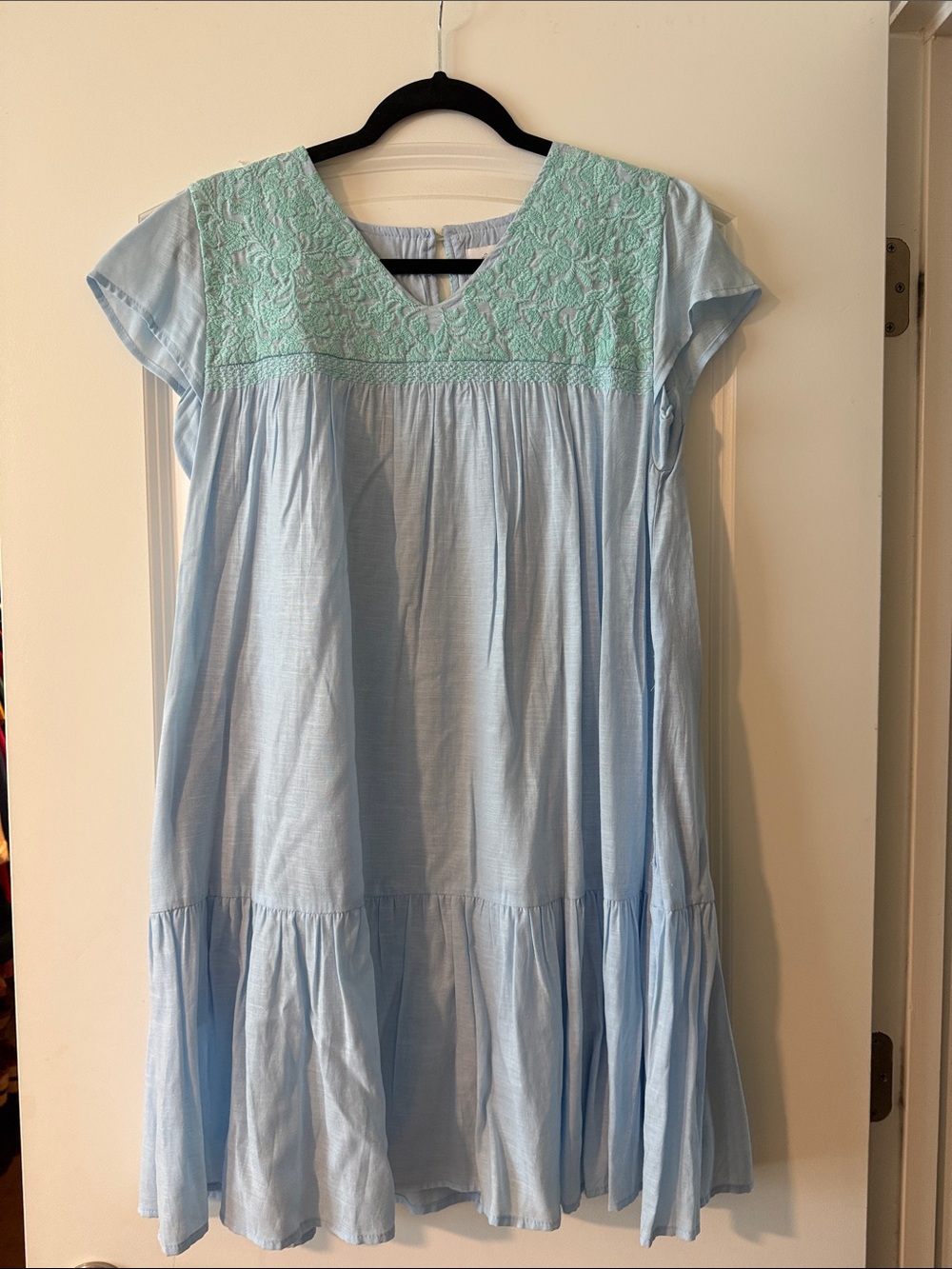 J. Marie light blue dress